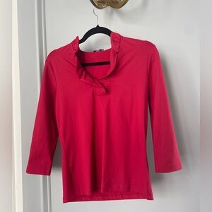 J. McLaughlin Red Blouse